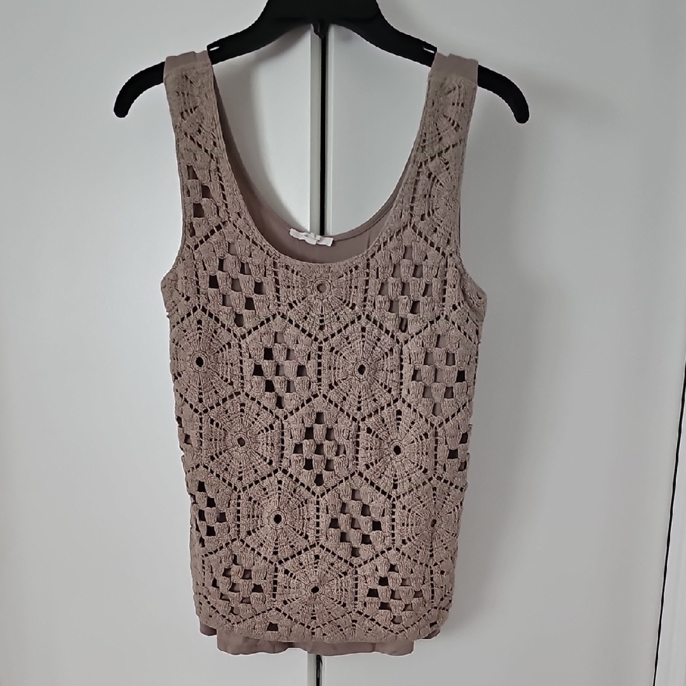 Maurices Crochet Tank Top - Brown